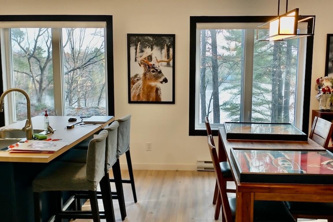 logement-salle-a-manger-apres Ajout d'un logement supplémentaire, vue de la salle à manger, plan personnalisé réalisé par Architecture MBTP